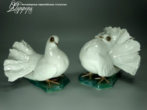 Купить фарфоровые статуэтки Rosenthal, Голубь с голубкой, Германия